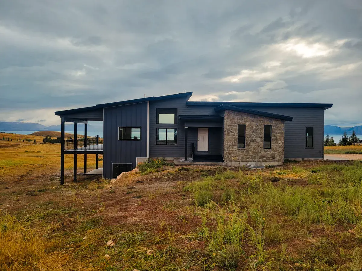 Custom home built by HRF Customs in Logan, UT